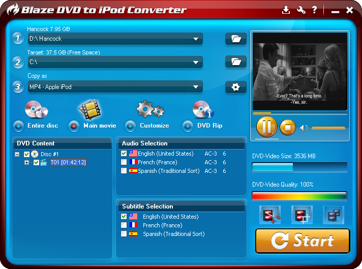 convert DVD to mp4