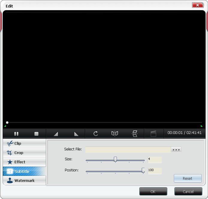 add subtitle box