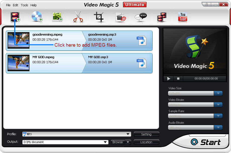 MPEG to MP4
