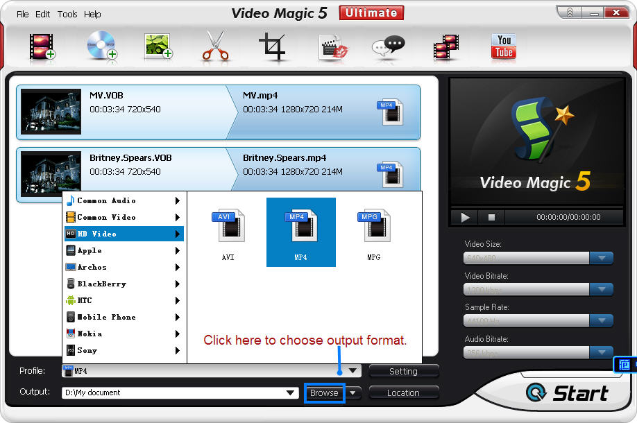 VOB to MP4