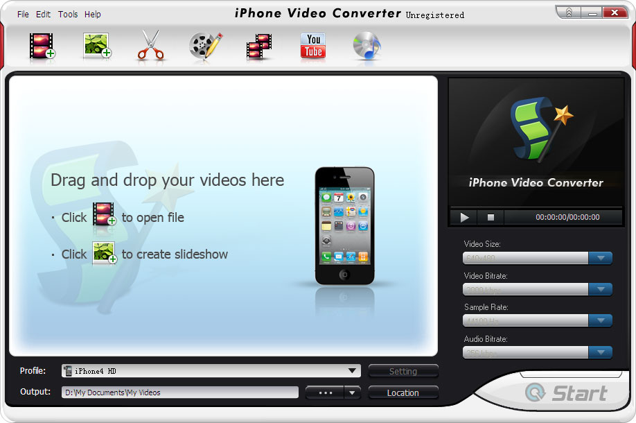 Video, Music, Photo converter for iPhone.
