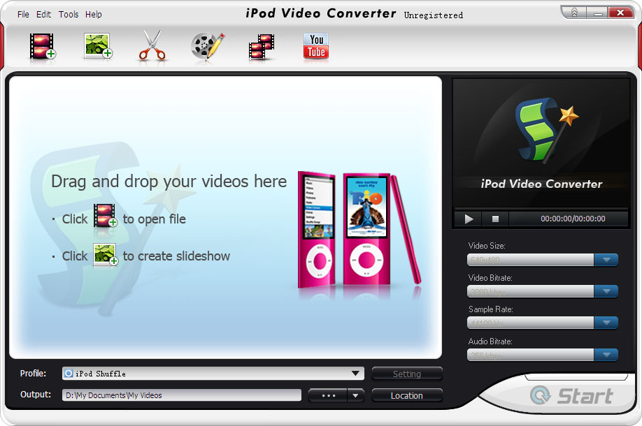 Best video converter&editor for iPod.