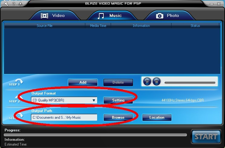 audio-to psp